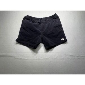Katin Corduroy Elastic Waist Drawstring Shorts Mens XL black